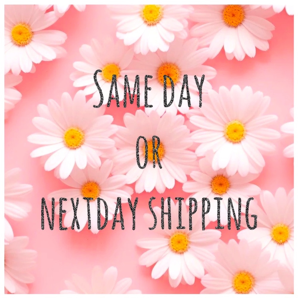 Same day or next day shipping